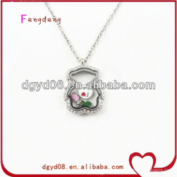 Crystal Glass Charms 30MM Pendant Floating Living locket